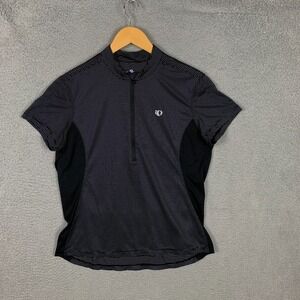 Pearl Izumi Cycling Jersey Women's XL Select 1/2 Zip Black Short Sleeve